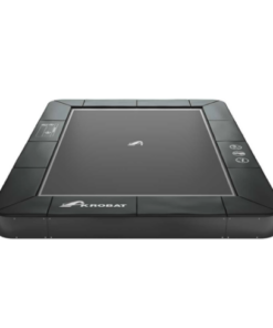 11 foot by 8 foot all black rectangular inground trampoline