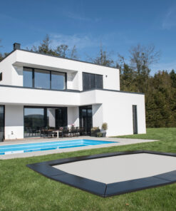 landscaped 17 foot by 10 foot black trampoline, Why Choose Akrobat,