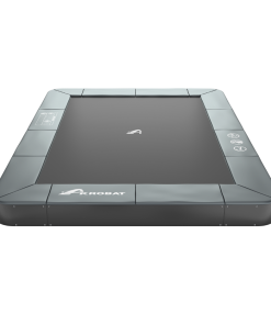 14ft x 10ft Akrobat Primus Flat In-Ground Trampoline - Anthracite Grey (Grey Pad and Black Jump Mat) 10 10 foot by 6 foot green inground trampoline