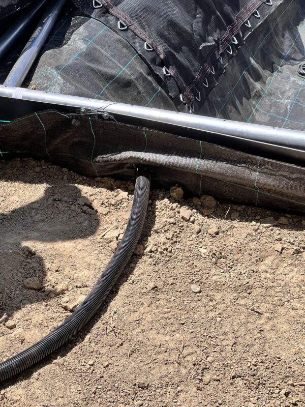 Trampoline Drainage trampoline drainage