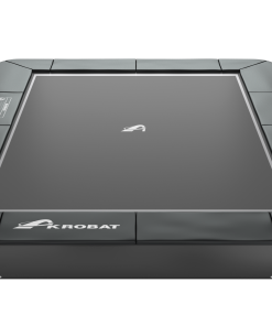 Akrobat_Primus_Flat_rectangular_NoNet_Black_Special-Edition, Flat In-Ground Trampoline,