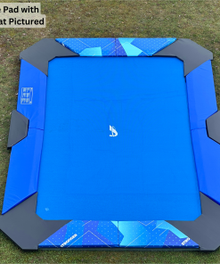 Printed Blue Pad with Blue Jump Mat Pictured