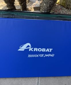 A repetitive pattern of the word krobat displayed multiple times in a visually striking arrangement.