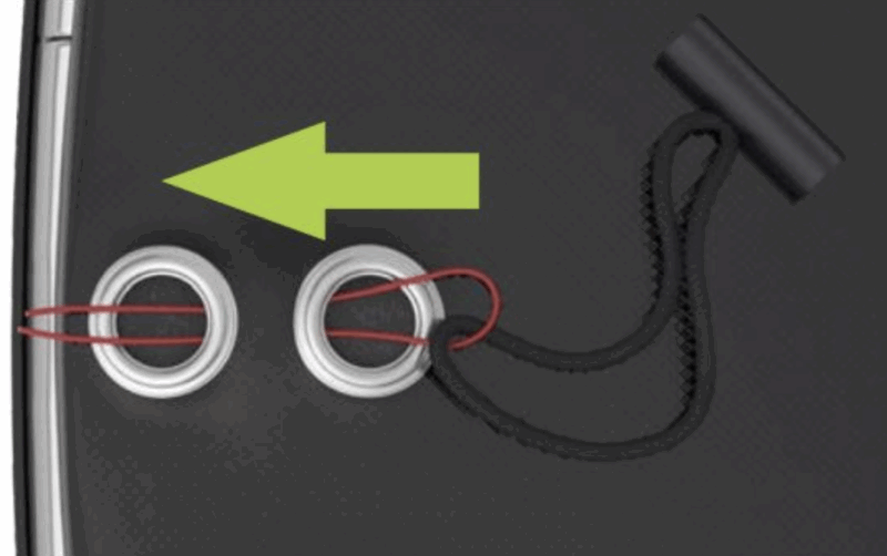 Step 7 – Attach Frame Pads Elastic Toggles