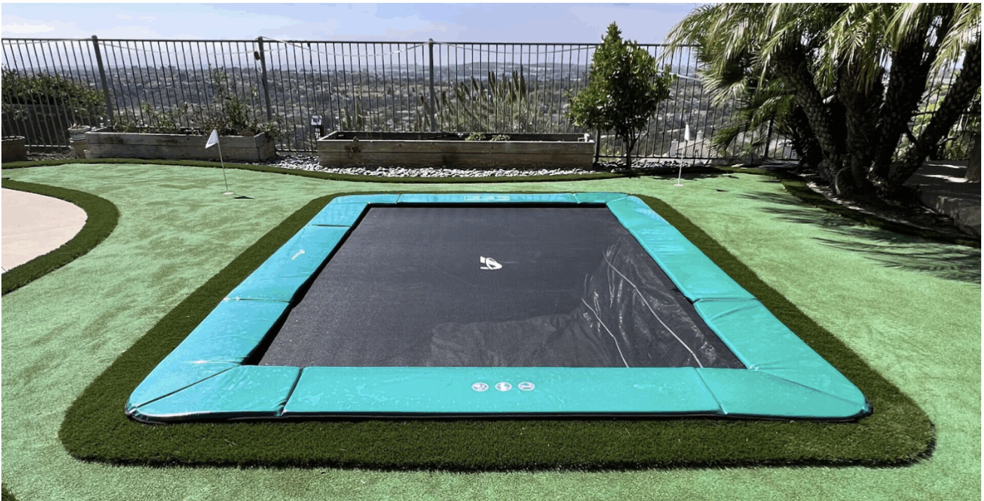 in ground trampoline cta