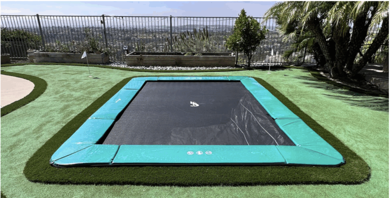 in ground trampoline cta