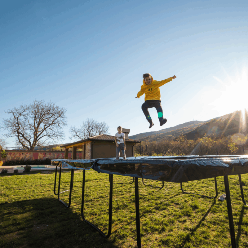 Best Place to Put a Trampoline in Your Yard 3 For Above Ground Trampolines