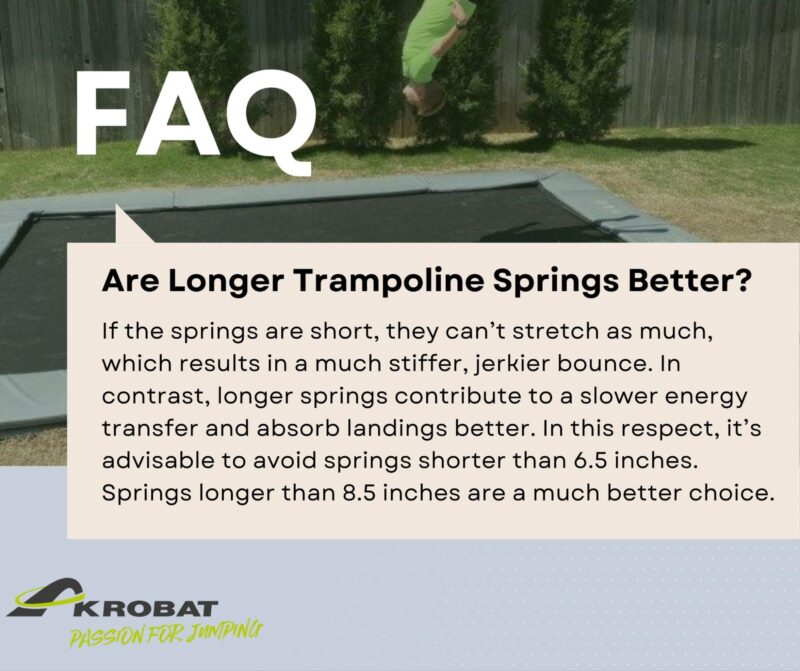Are Longer Trampoline Springs Better? 2 are longer trampoline springs better