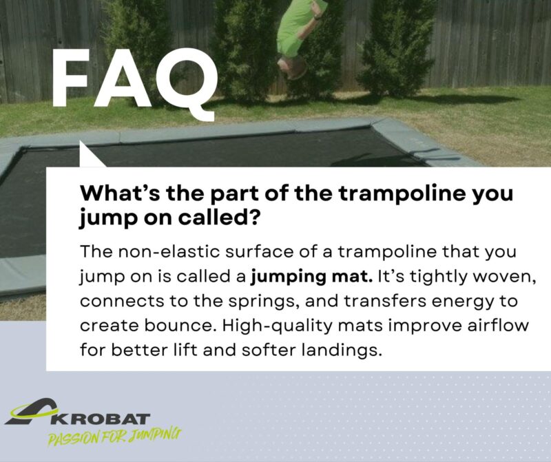 What’s the Part of the Trampoline You Jump On Called? 2 part of trampoline you jump on called