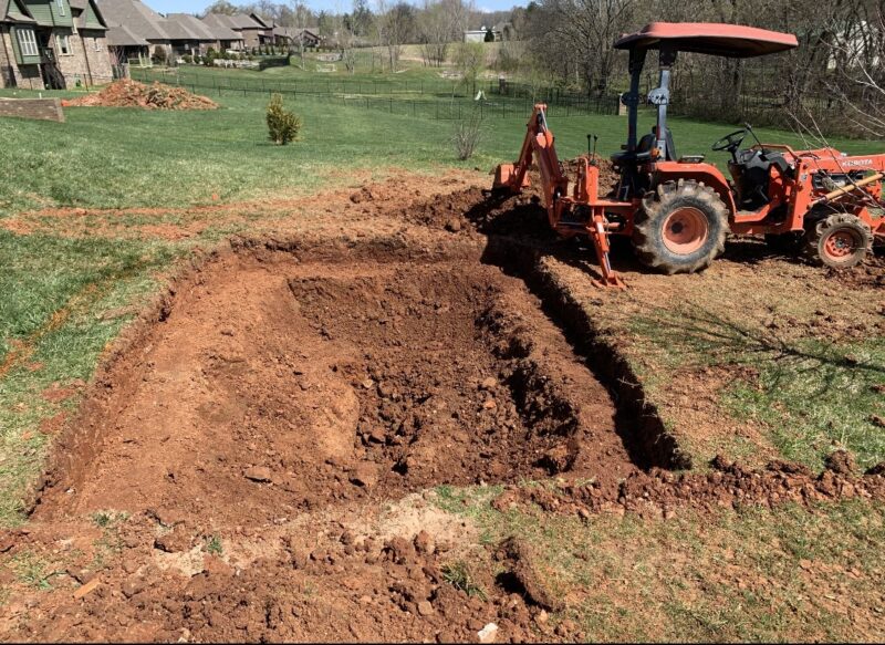 trampoline excavation