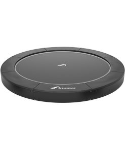 14ft Round Akrobat Primus Flat In-Ground Trampoline - Special Edition (Black Pad with Black Jump Mat)